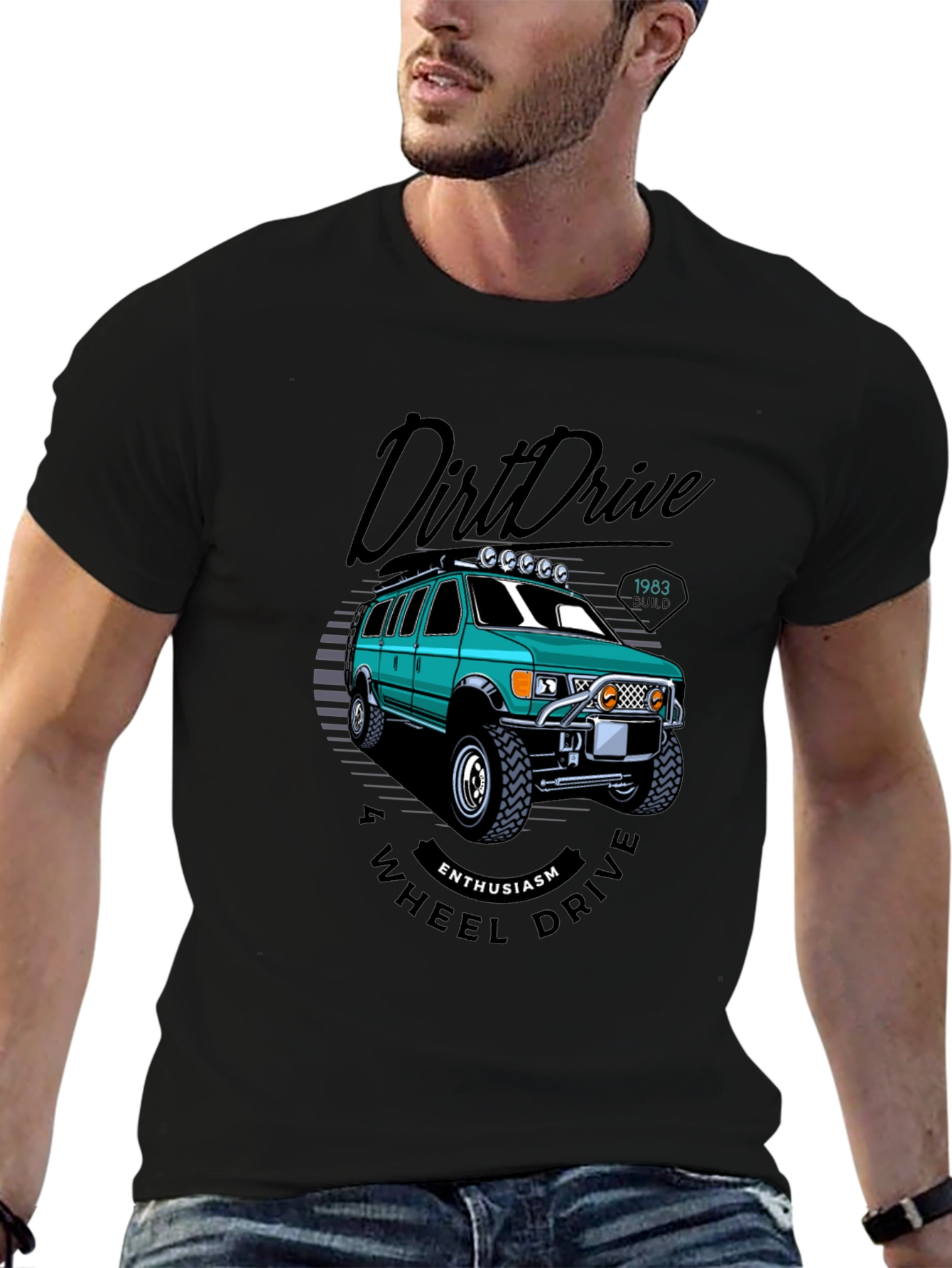 Dirt Drive 4-Wheel Enthusiast T-Shirt