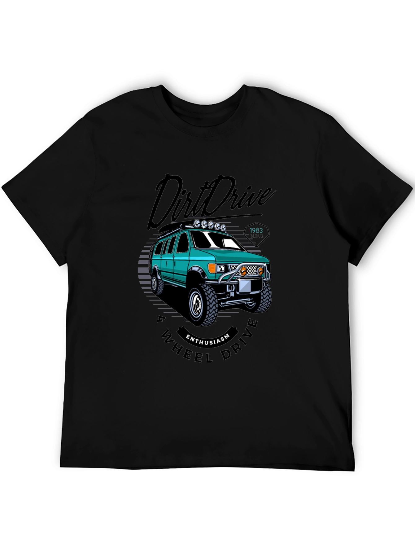 Dirt Drive 4-Wheel Enthusiast T-Shirt
