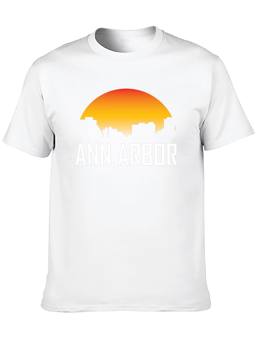 Ann Arbor Skyline Graphic T-Shirt