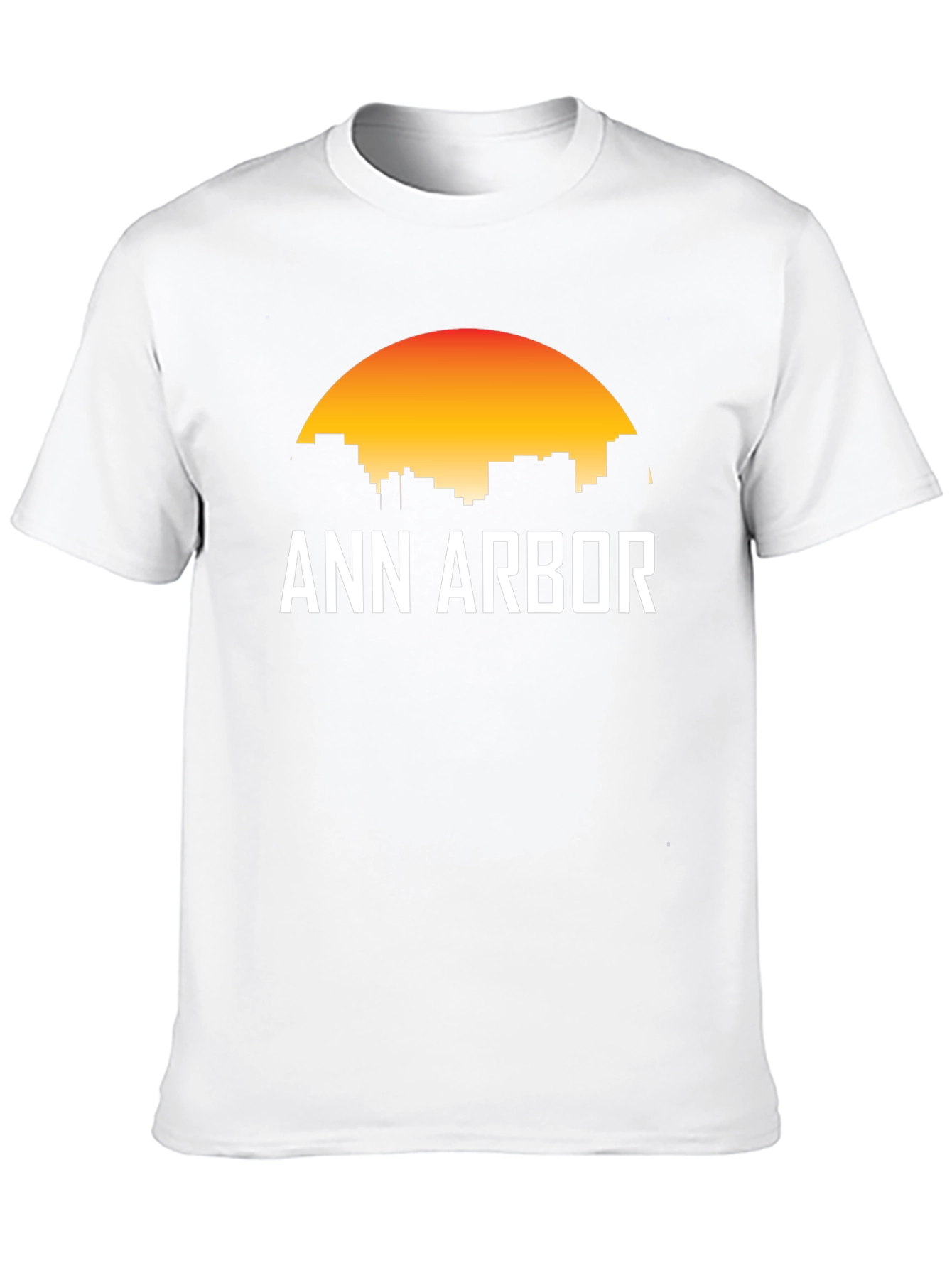 Ann Arbor Skyline Graphic T-Shirt