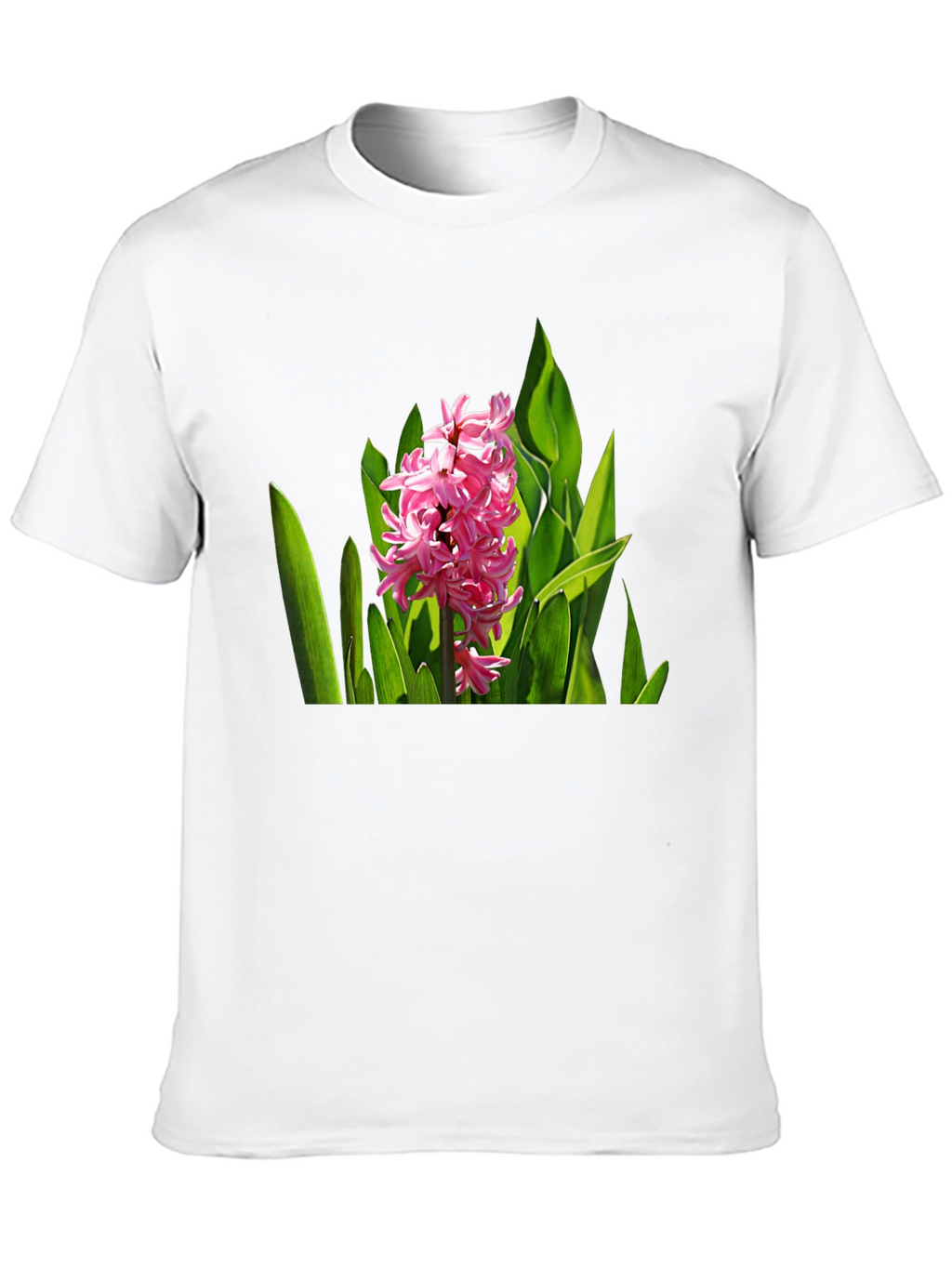 Floral Print Black T-Shirt - Nature Inspired