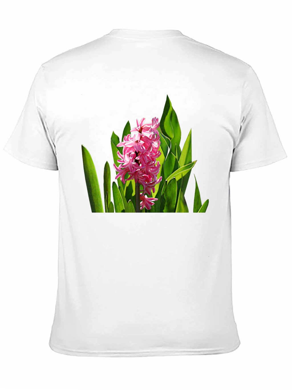 Floral Print Black T-Shirt - Nature Inspired