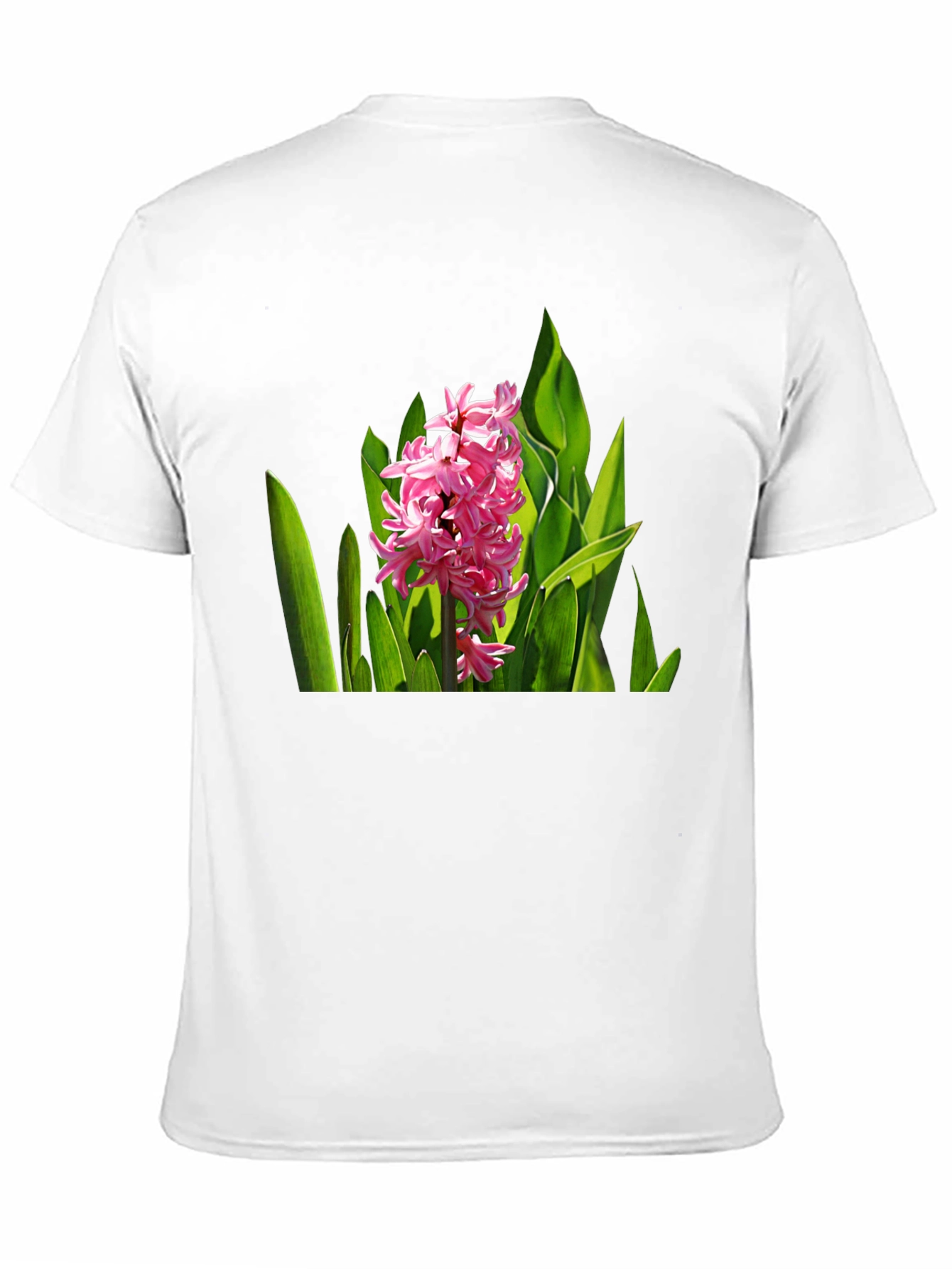 Floral Print Black T-Shirt - Nature Inspired