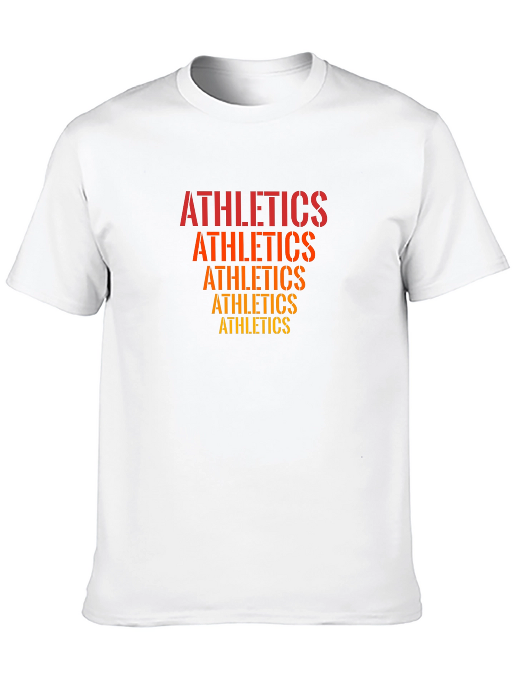 Athletics Stacked Graphic Tee - Black