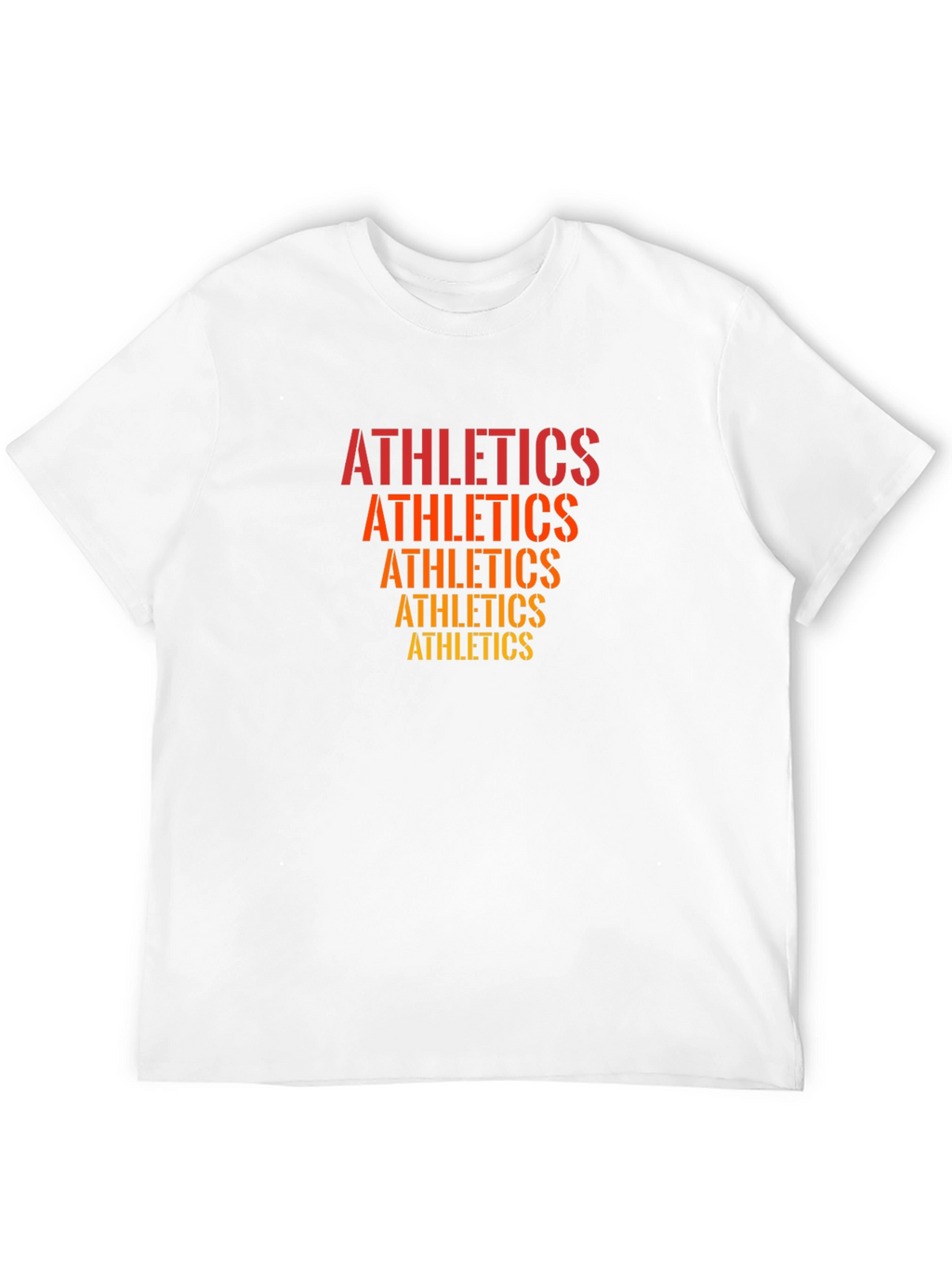 Athletics Stacked Graphic Tee - Black