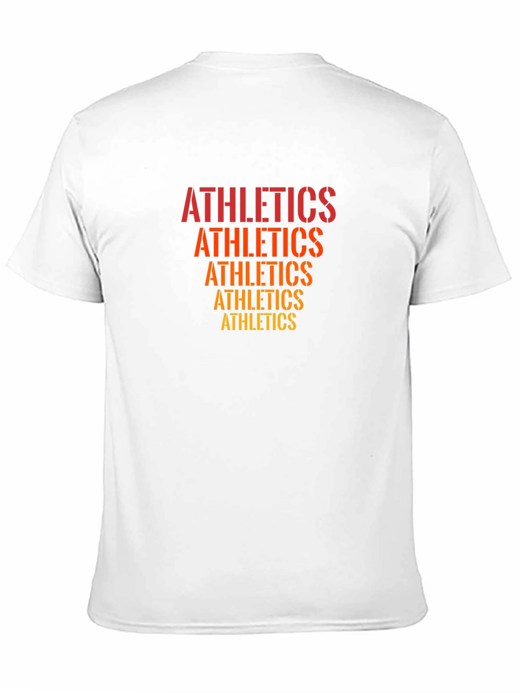 Athletics Stacked Graphic Tee - Black
