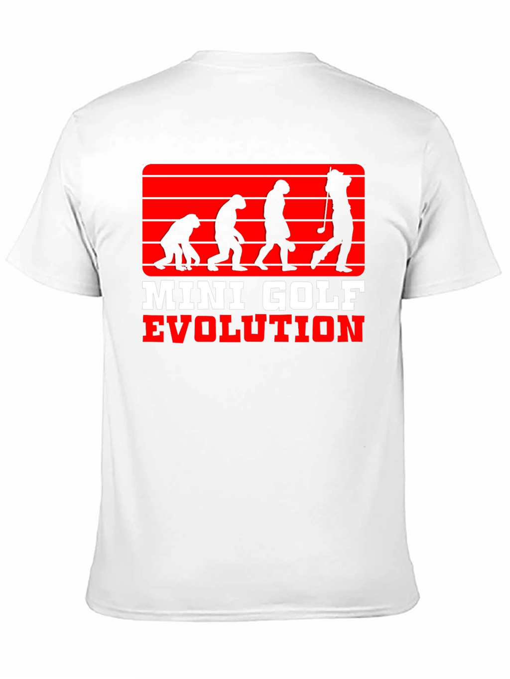 Mini Golf Evolution Tee - Funny Golfer T-Shirt