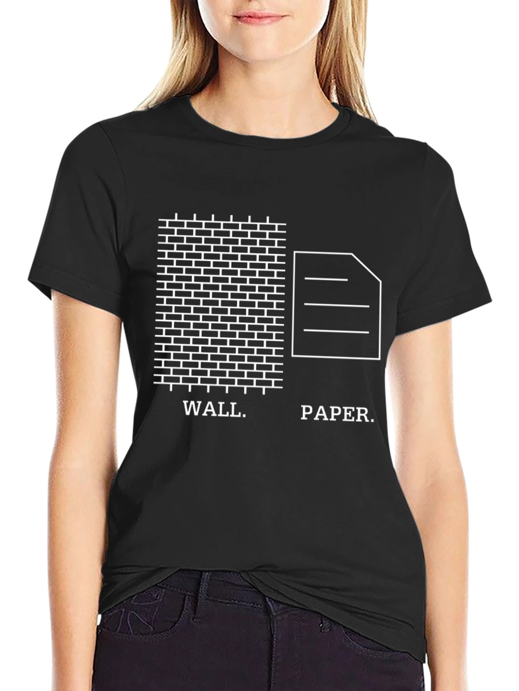 Wall Paper Funny Graphic T-Shirt