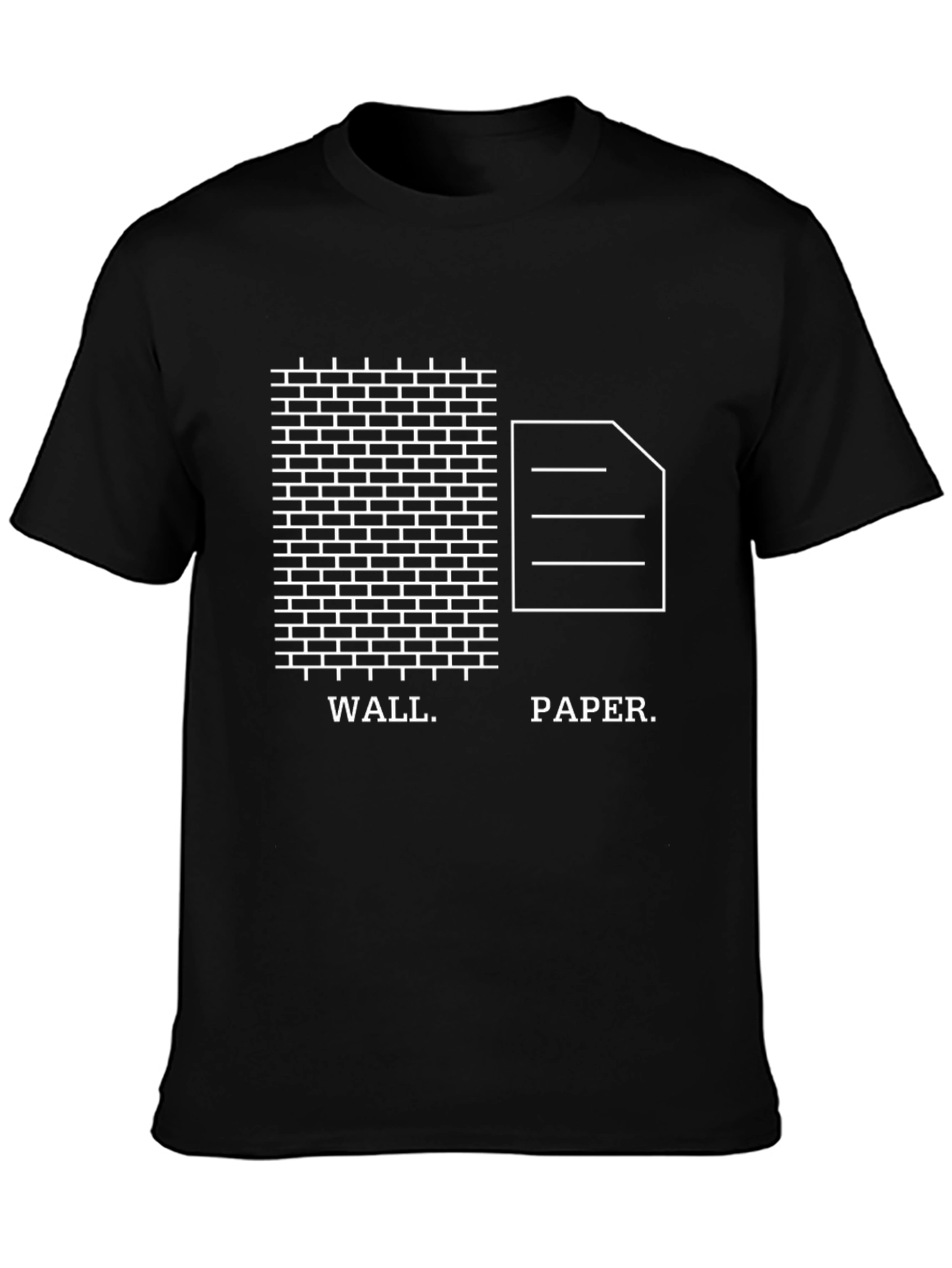 Wall Paper Funny Graphic T-Shirt