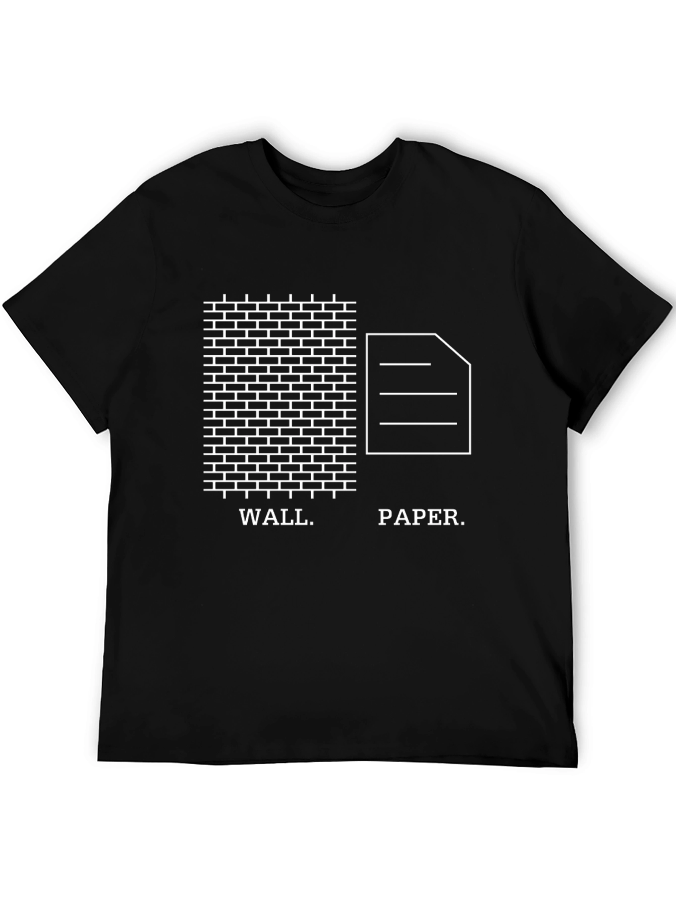 Wall Paper Funny Graphic T-Shirt