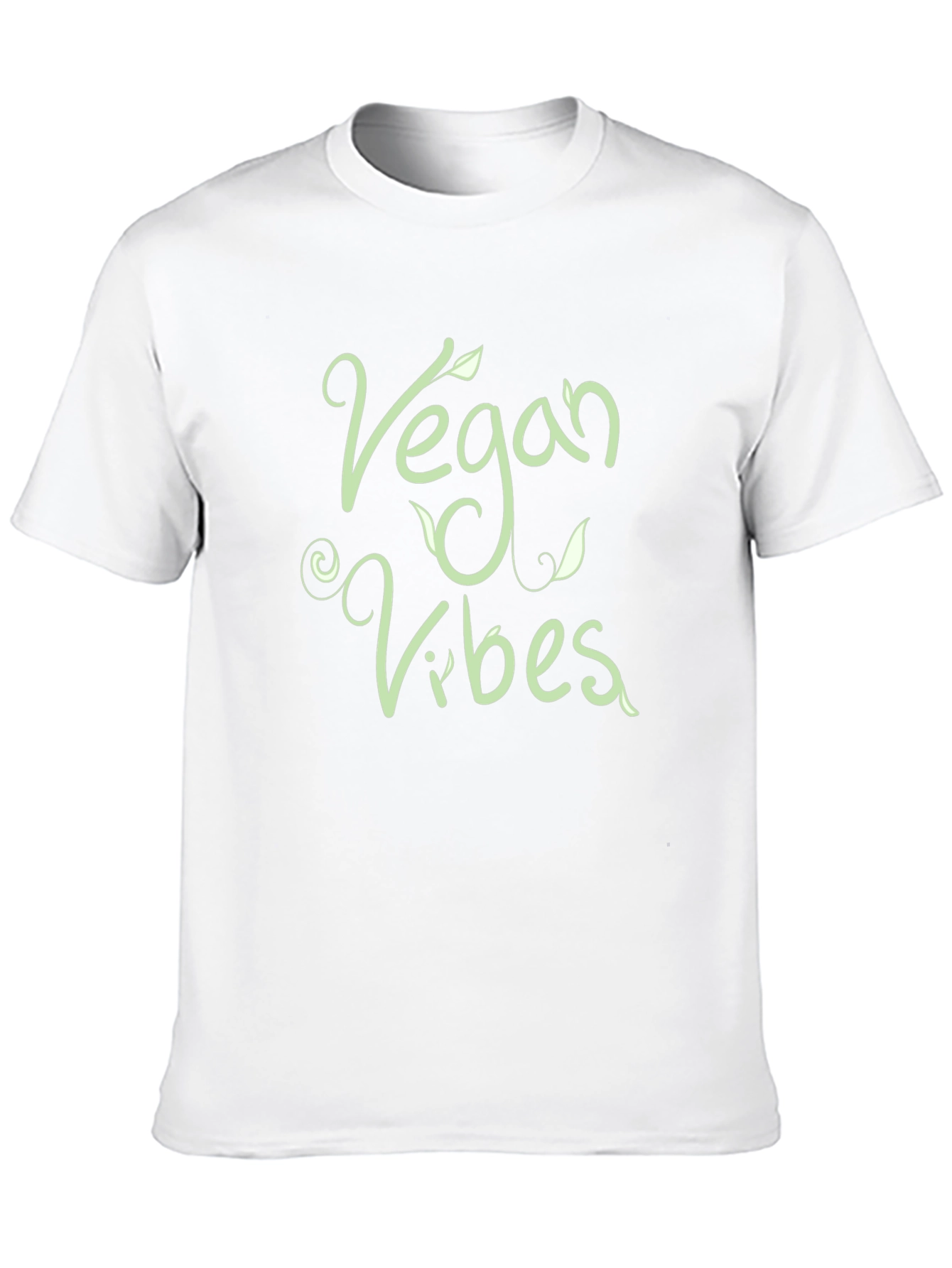 Vegan Vibes Black T-Shirt - Stylish & Comfortable