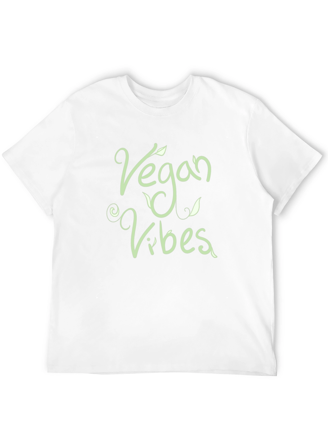 Vegan Vibes Black T-Shirt - Stylish & Comfortable