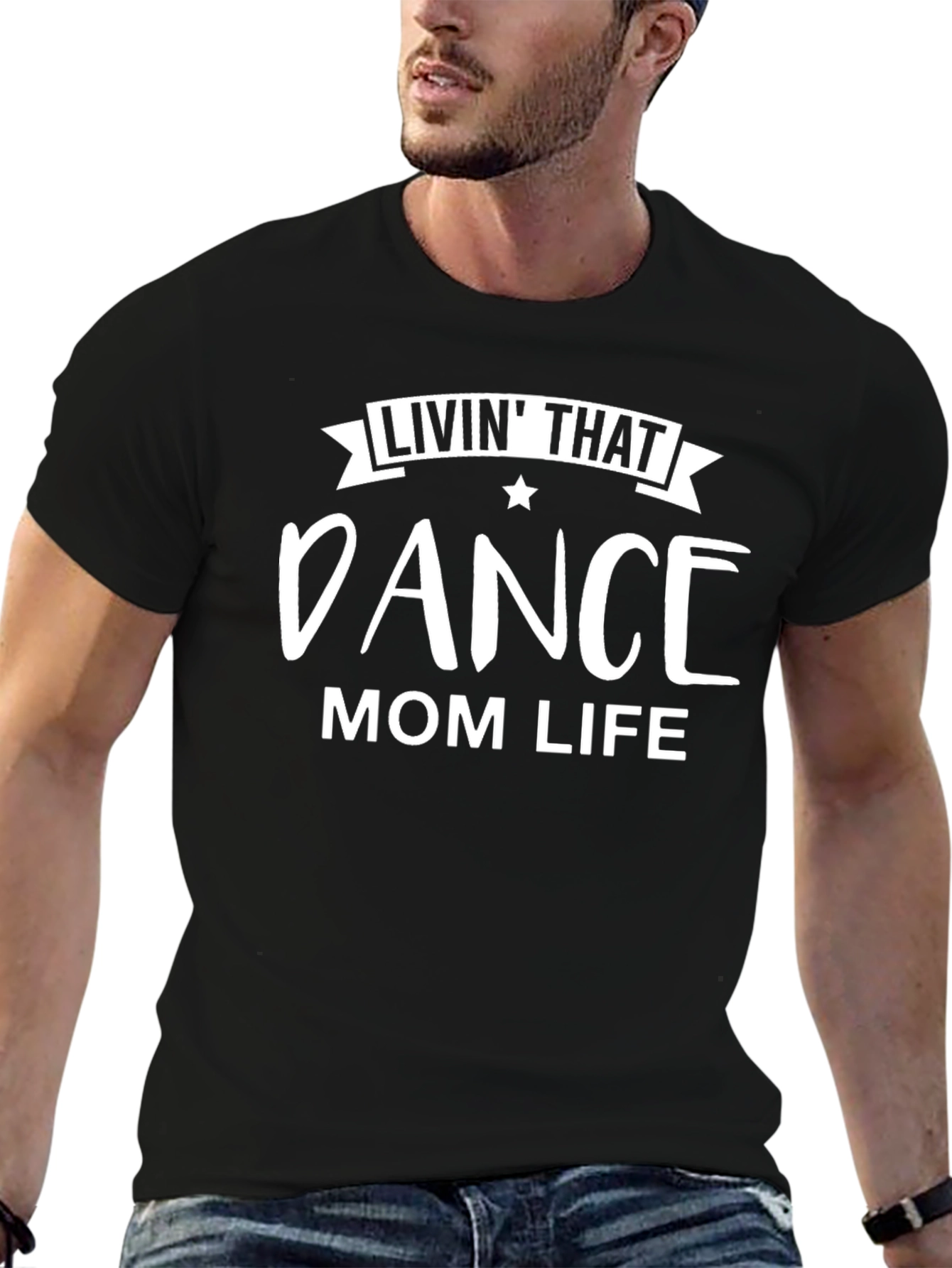 Dance Mom Life Black Graphic Tee