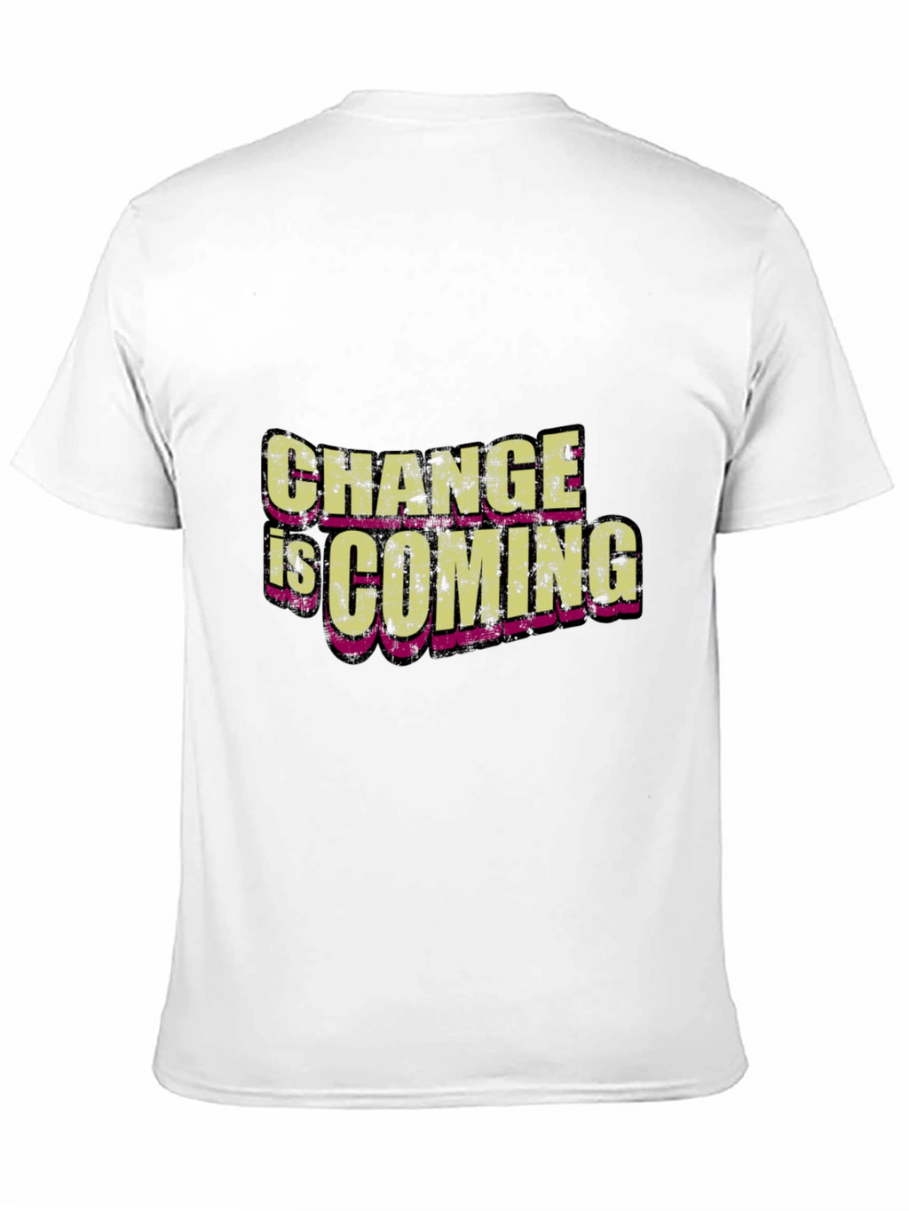 Change is Coming Black Graphic T-Shirt