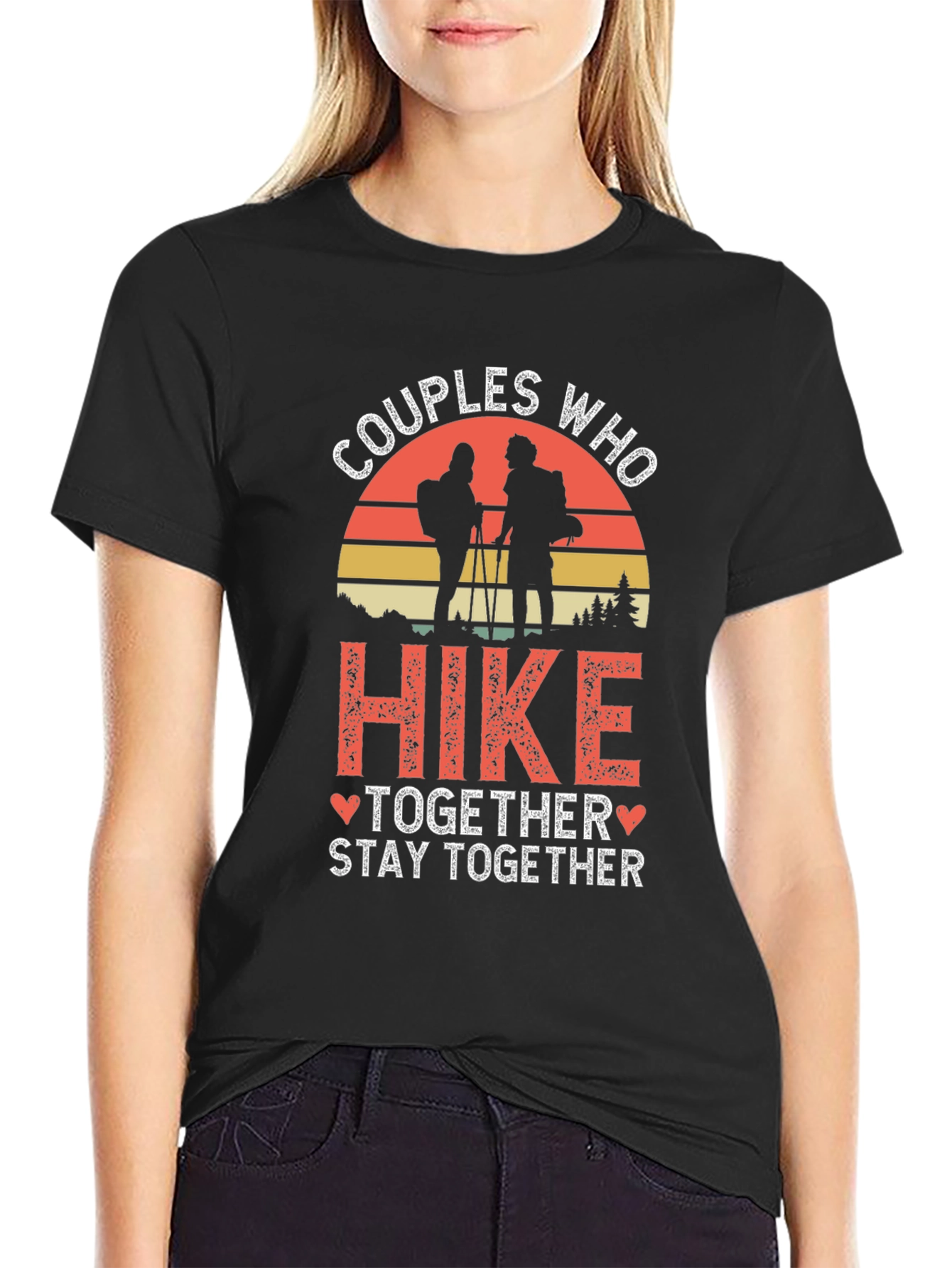 Couples Who Hike Together Stay Together Tee