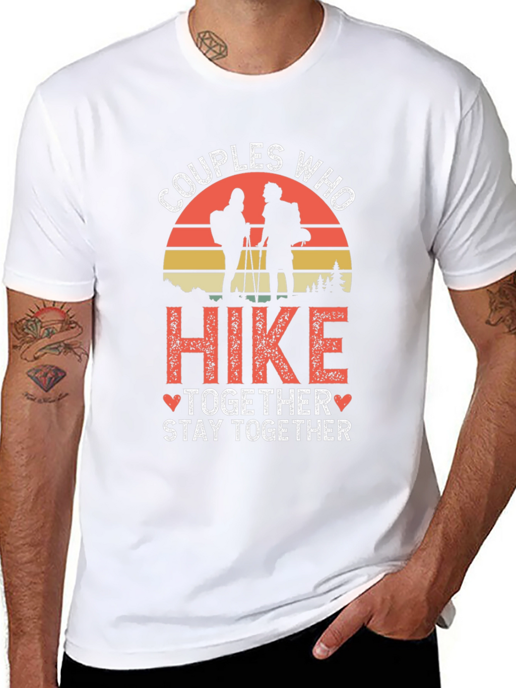 Couples Who Hike Together Stay Together Tee