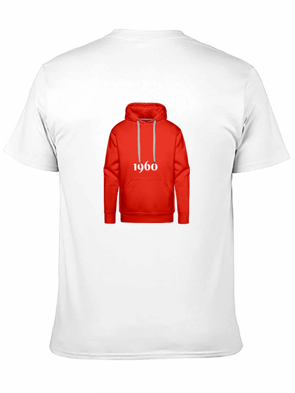 Retro 1960s Hoodie Design T-Shirt - Classic Style