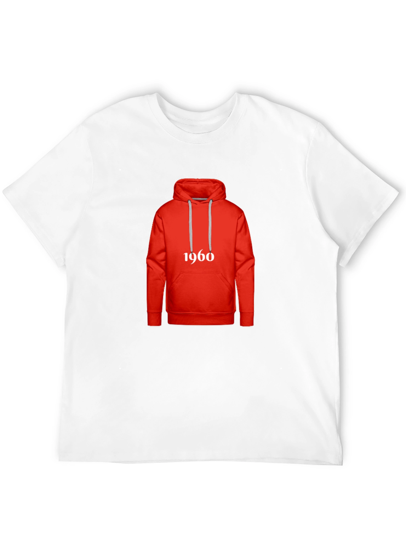 Retro 1960s Hoodie Design T-Shirt - Classic Style