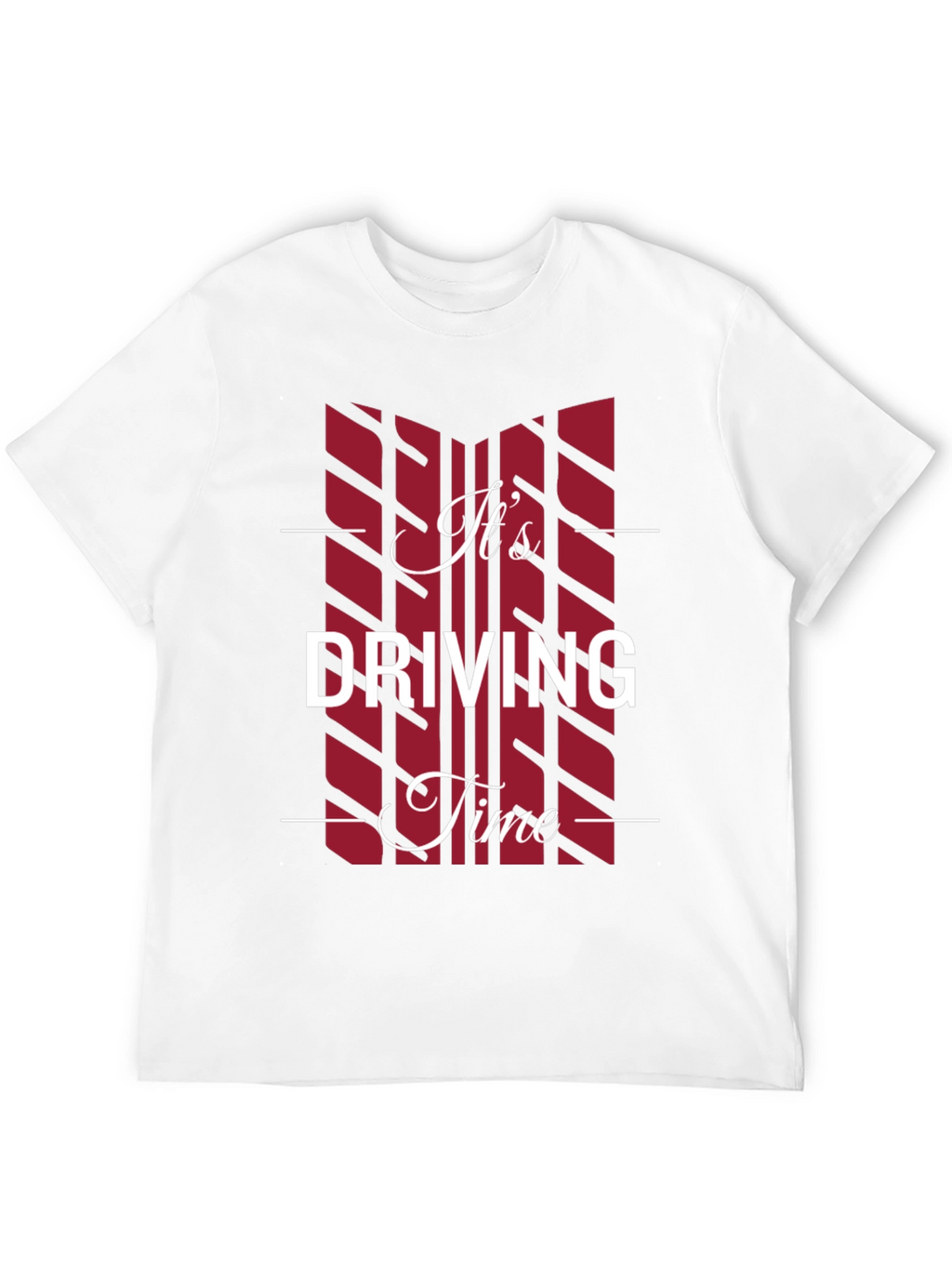 Its Driving Time Black Graphic T-Shirt