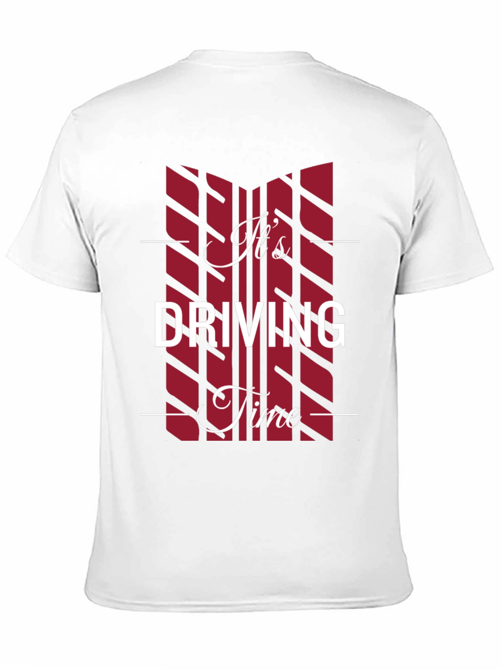 Its Driving Time Black Graphic T-Shirt