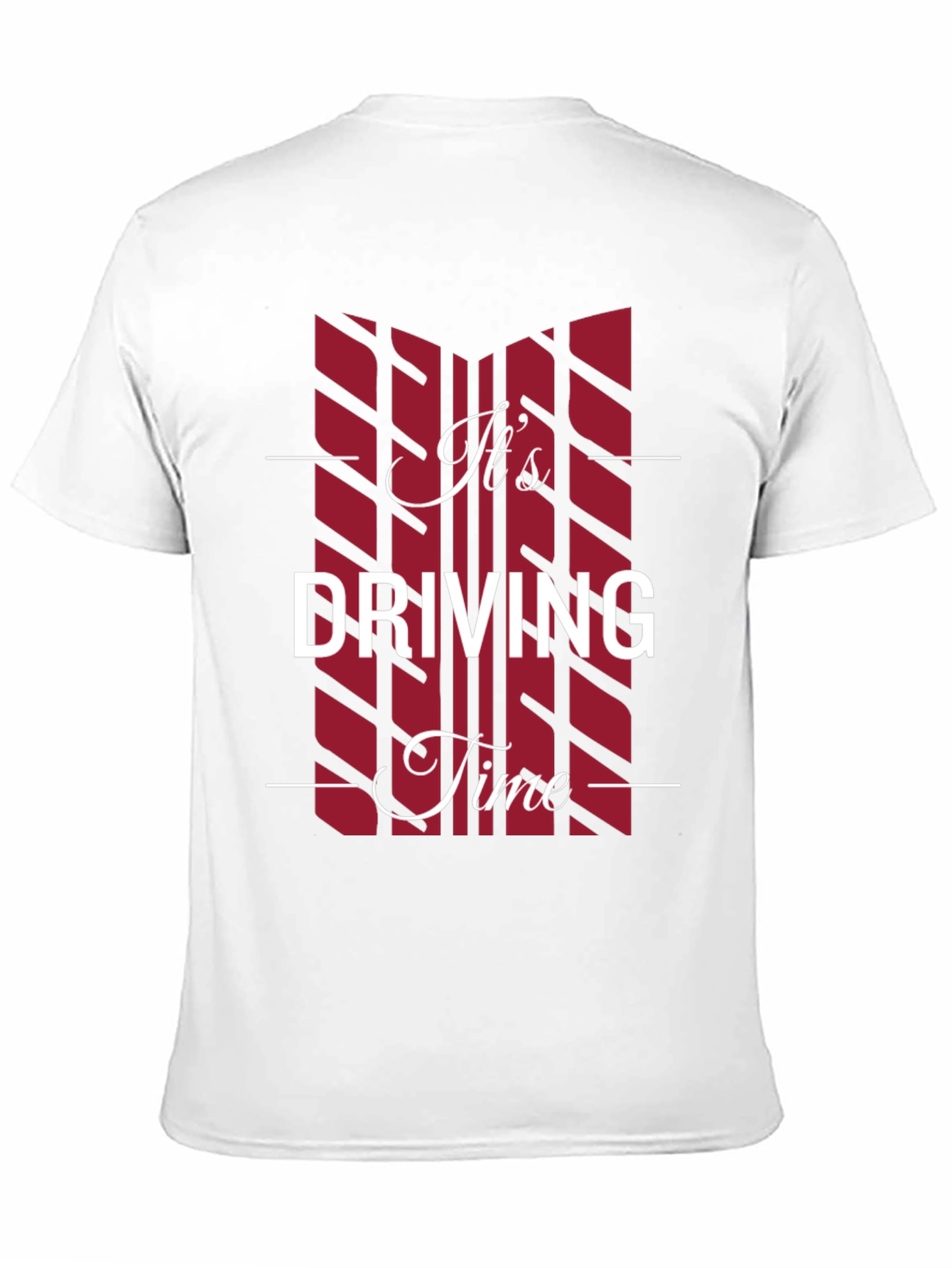 Its Driving Time Black Graphic T-Shirt