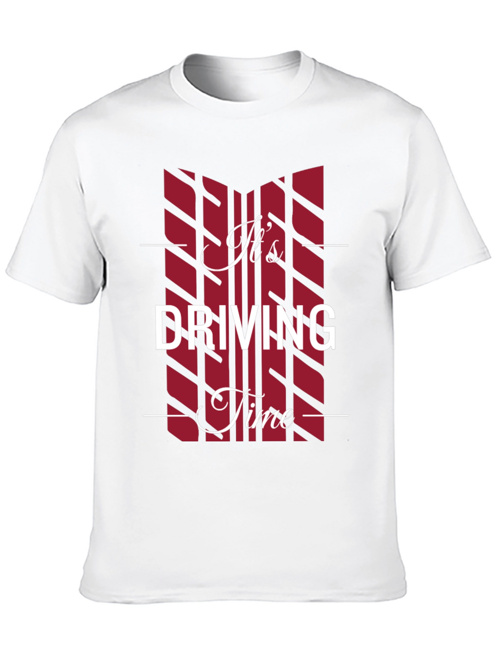 Its Driving Time Black Graphic T-Shirt