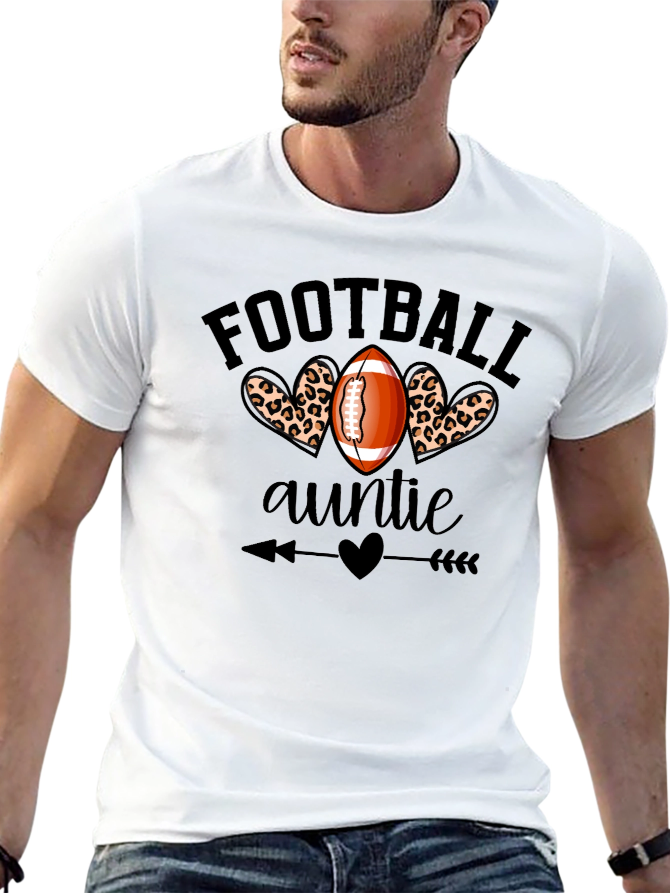 Football Auntie Graphic Tee