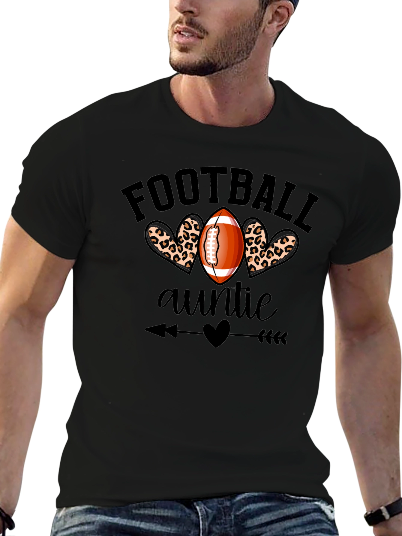 Football Auntie Graphic Tee