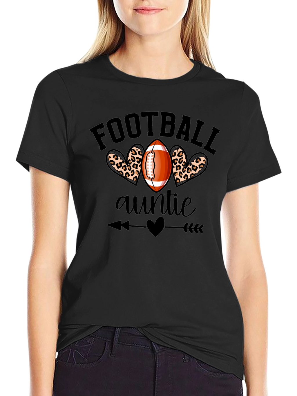 Football Auntie Graphic Tee