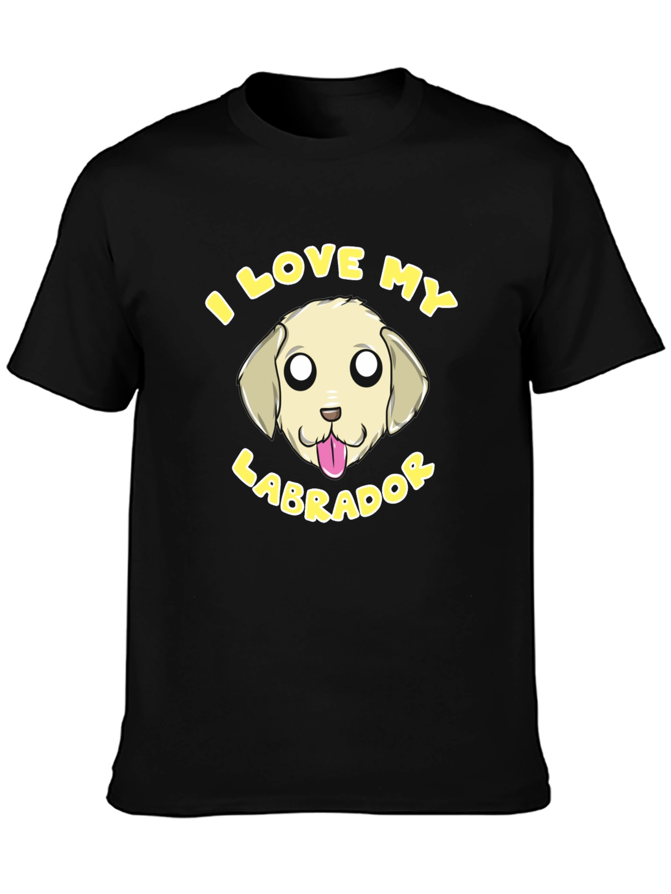 I Love My Labrador T-Shirt - Cute Dog Graphic Tee