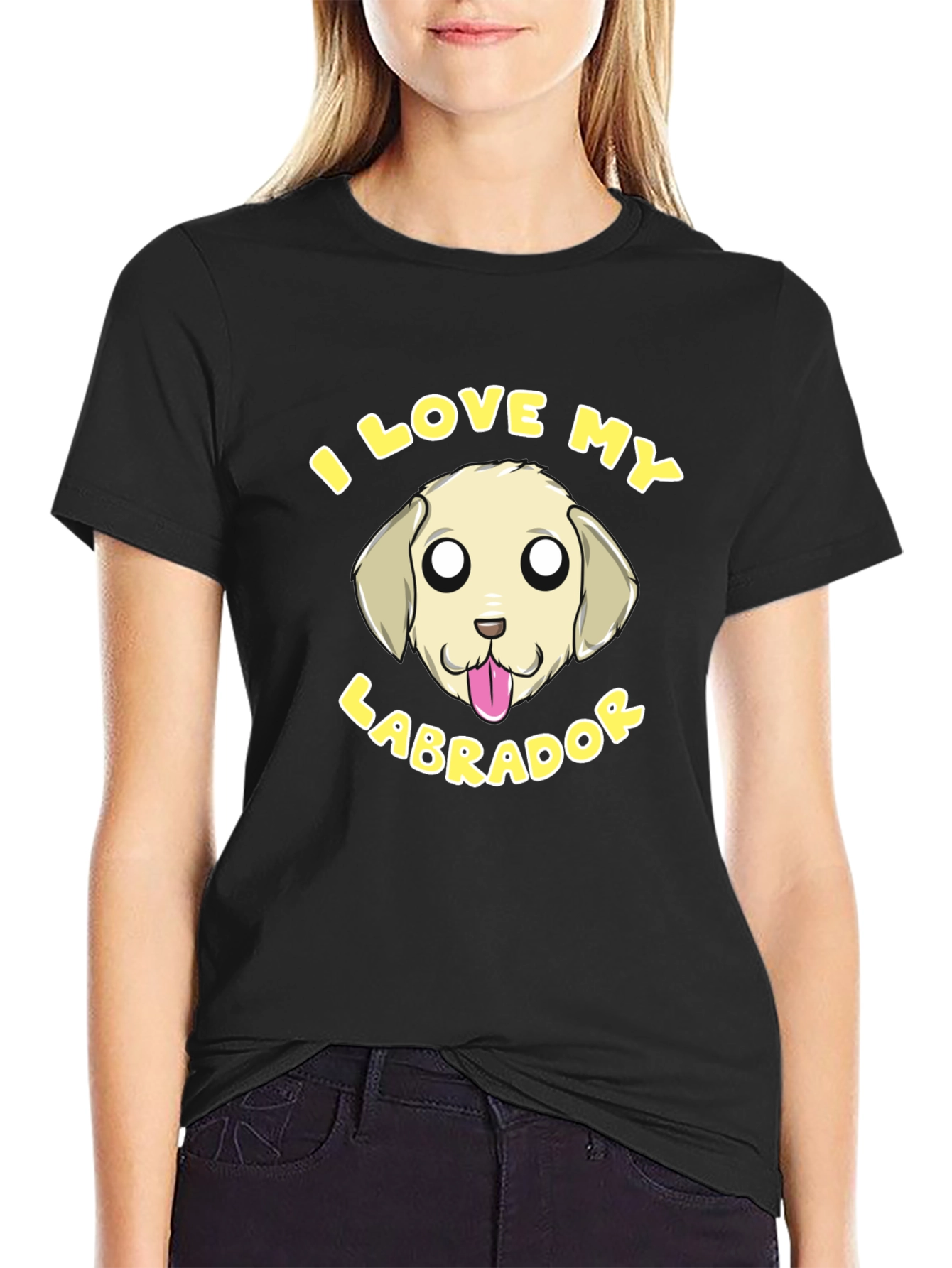 I Love My Labrador T-Shirt - Cute Dog Graphic Tee