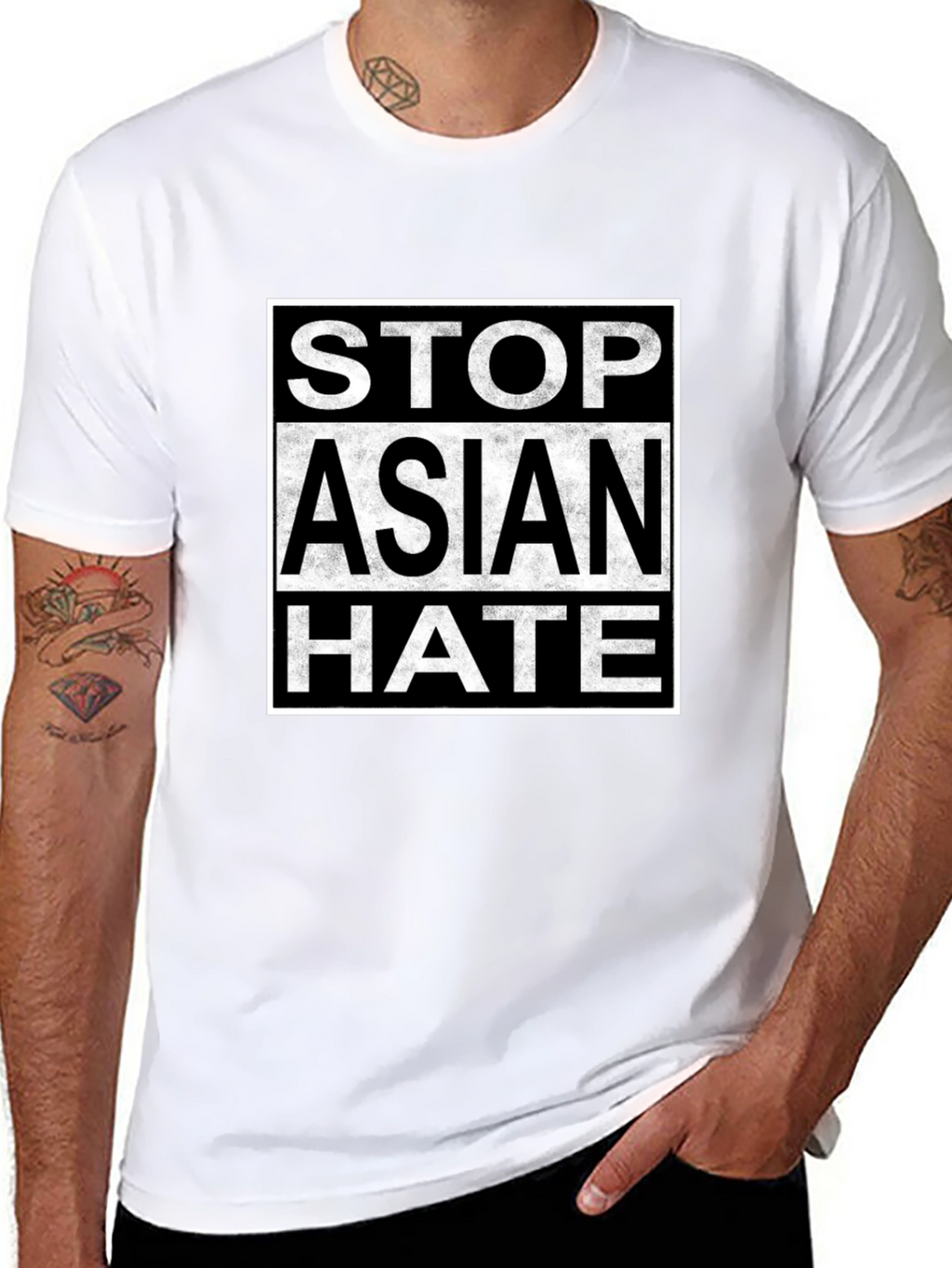 Stop Asian Hate Graphic T-Shirt
