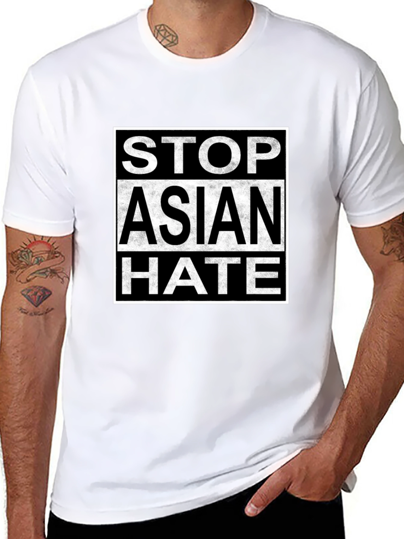 Stop Asian Hate Graphic T-Shirt