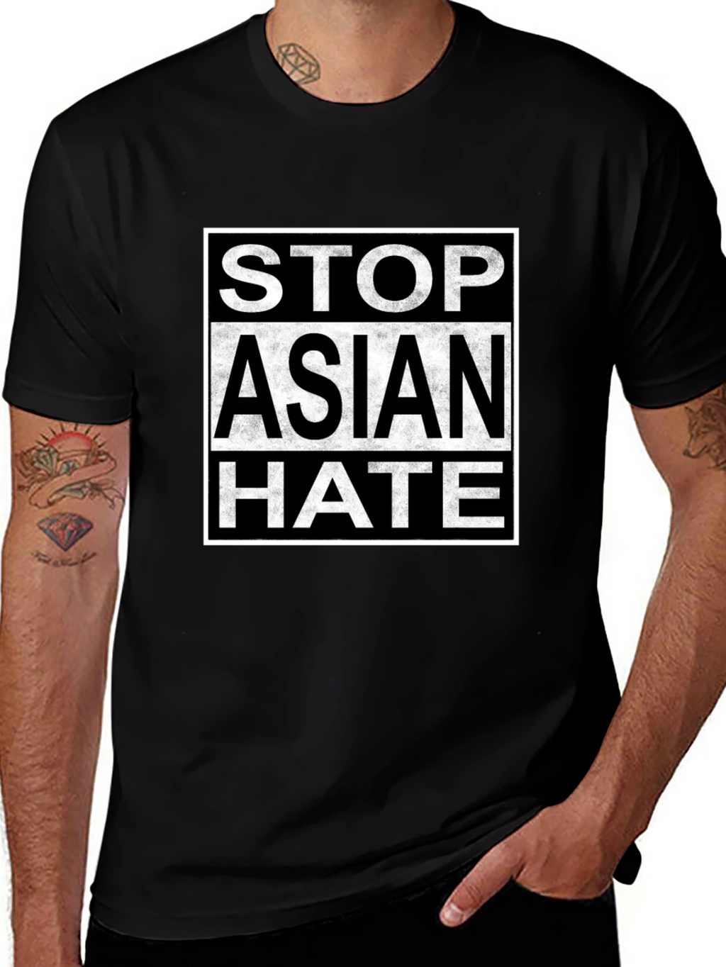 Stop Asian Hate Graphic T-Shirt