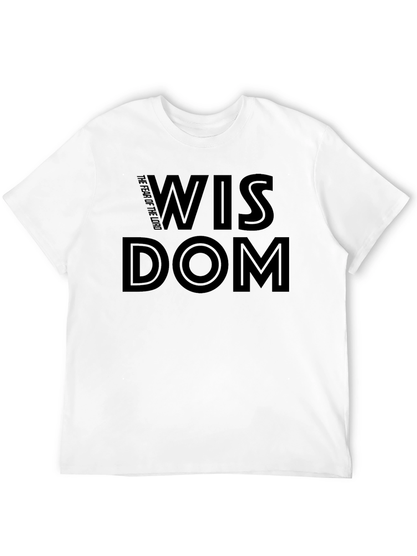 Wisdom Graphic Black Tee