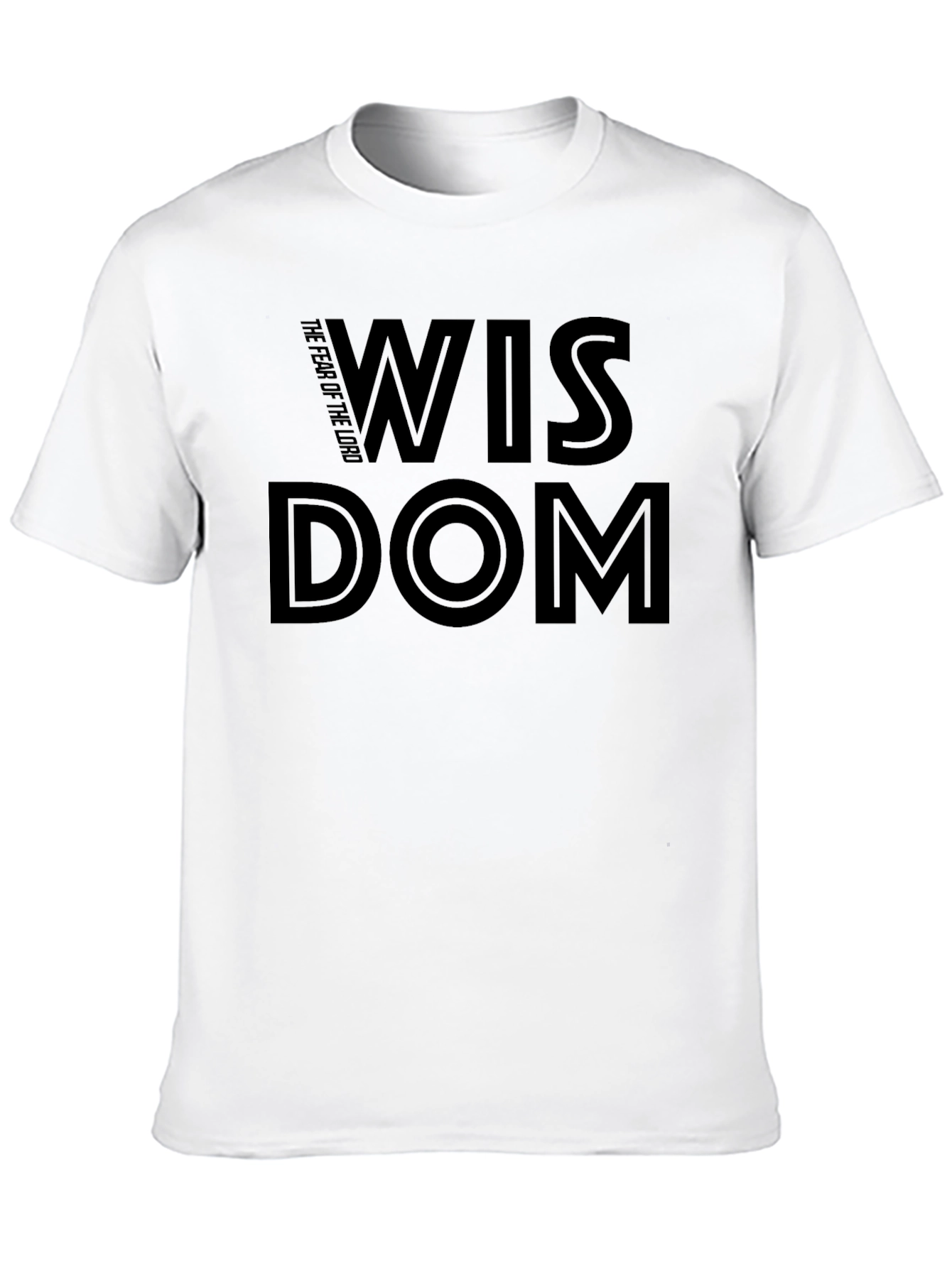 Wisdom Graphic Black Tee