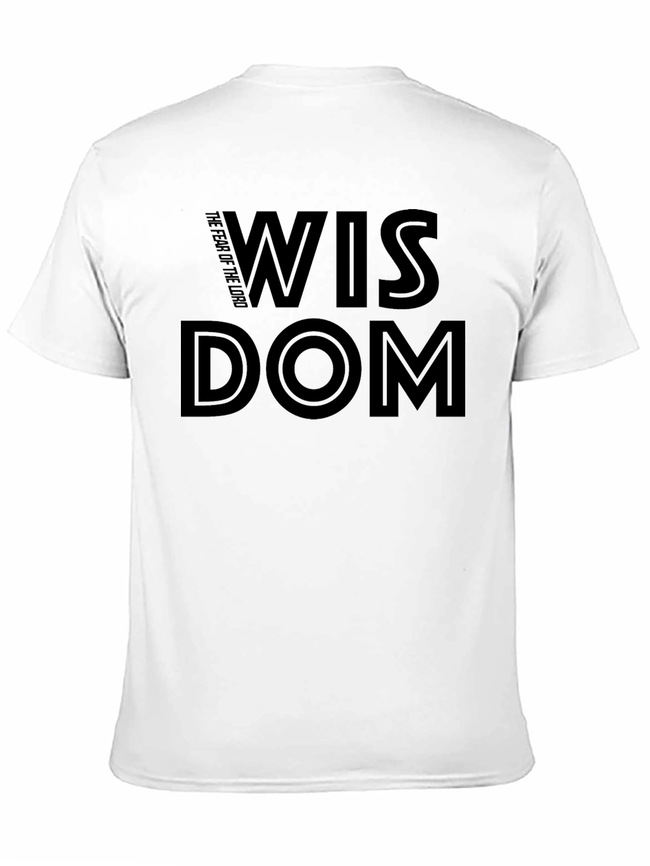 Wisdom Graphic Black Tee