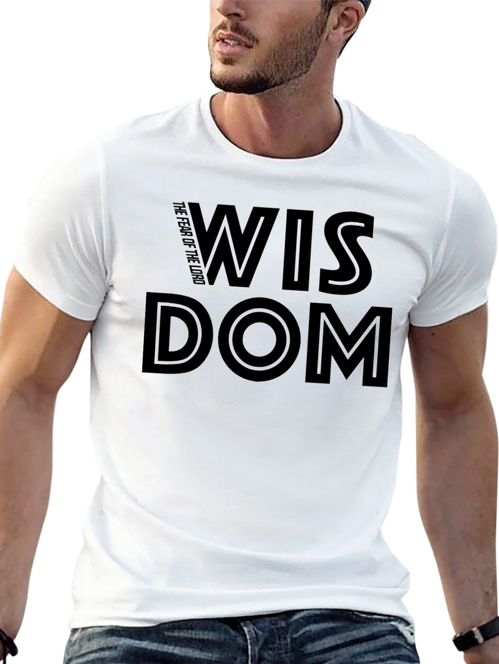 Wisdom Graphic Black Tee