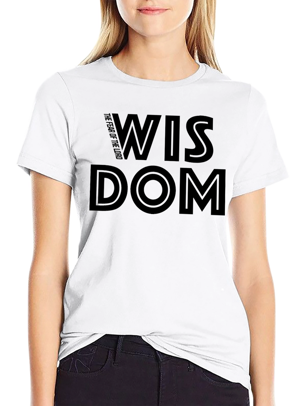 Wisdom Graphic Black Tee