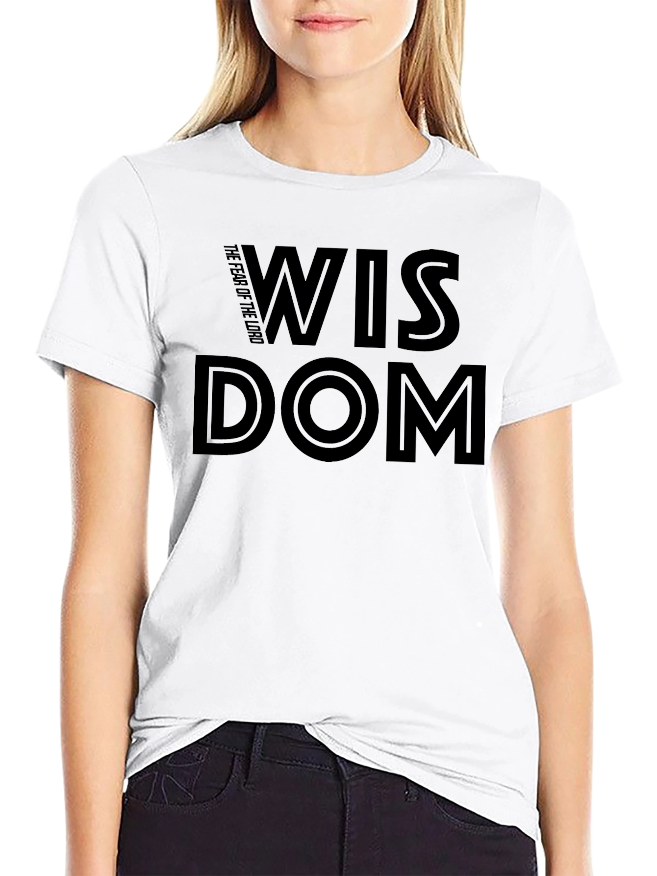 Wisdom Graphic Black Tee