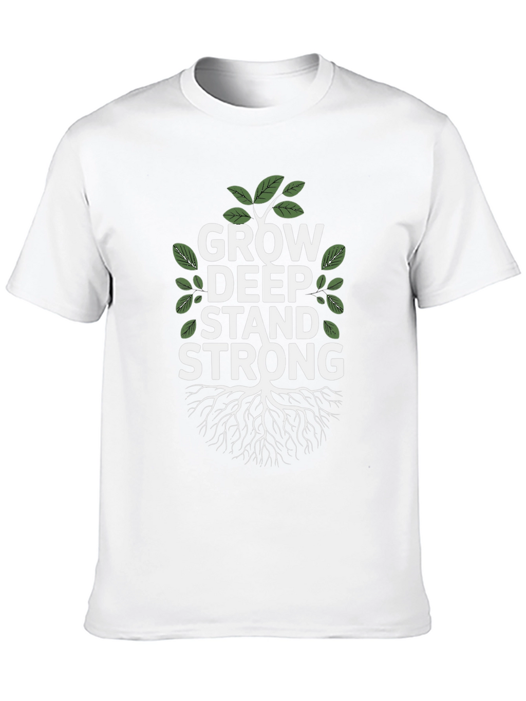 Grow Deep Stand Strong Tree Graphic Tee