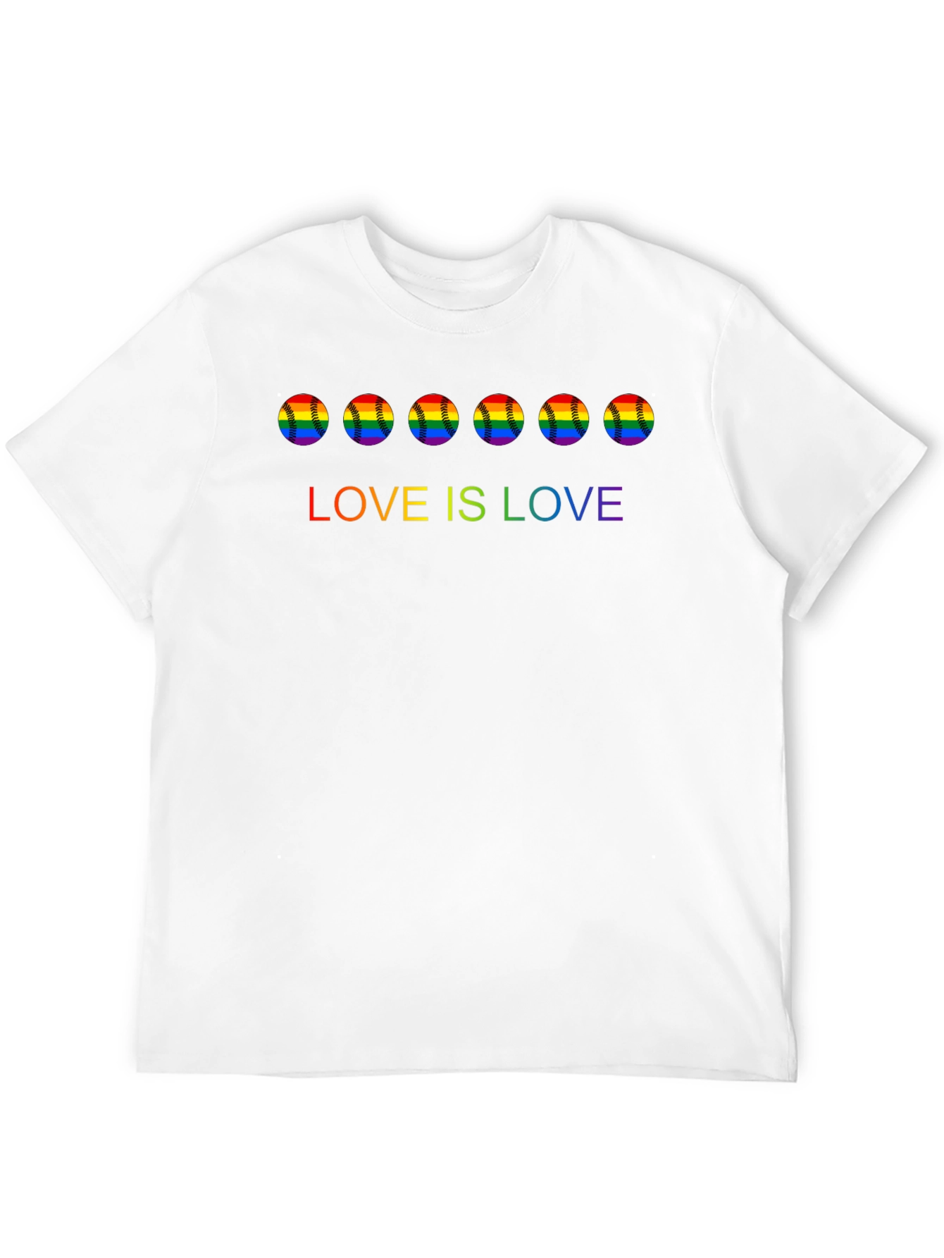 Love is Love Baseball Pride T-Shirt