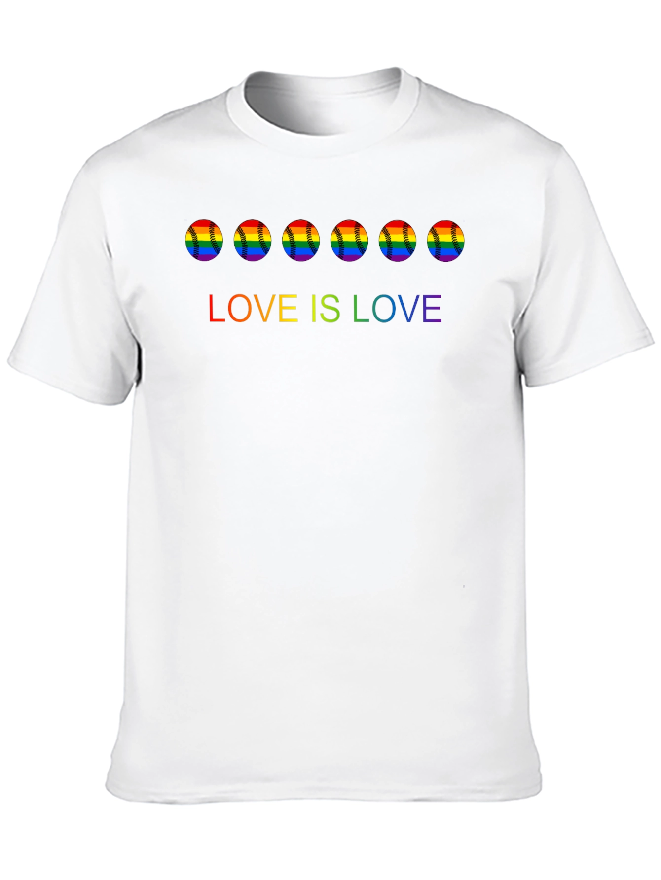 Love is Love Baseball Pride T-Shirt