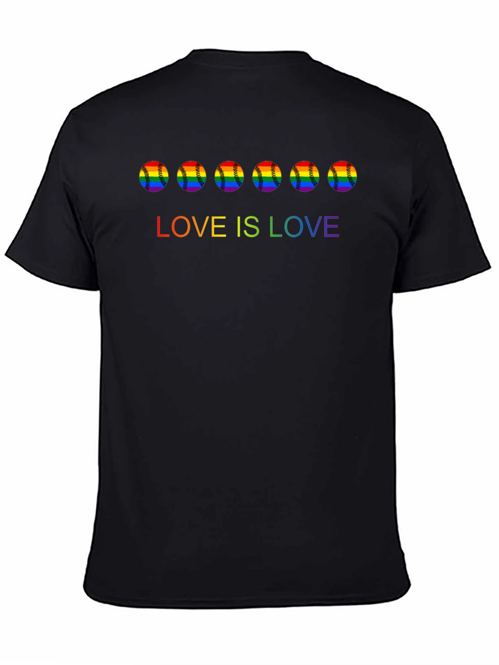 Love is Love Baseball Pride T-Shirt