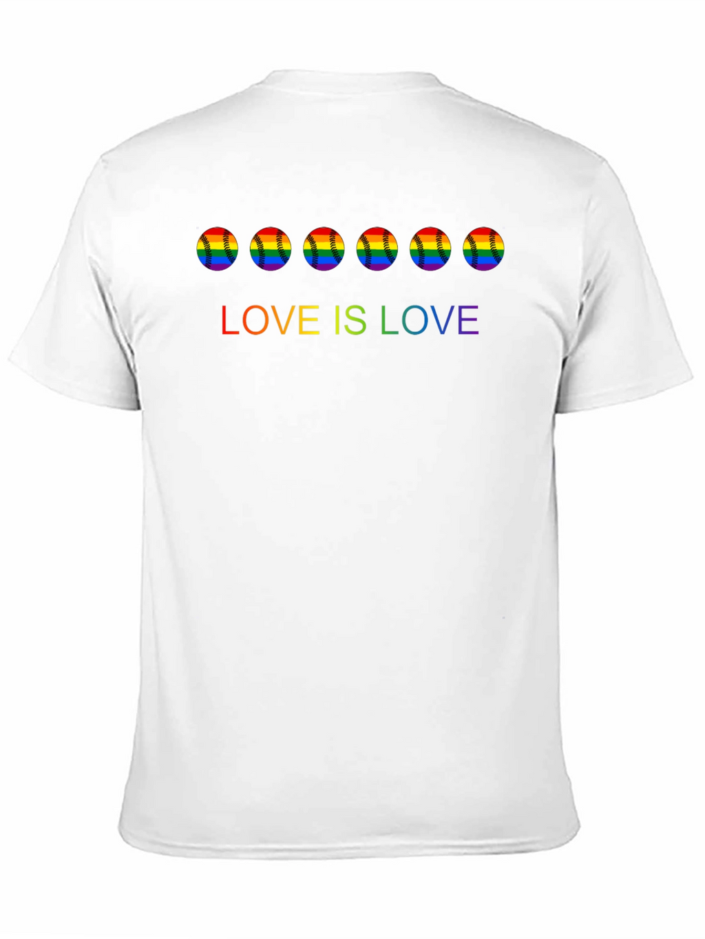 Love is Love Baseball Pride T-Shirt
