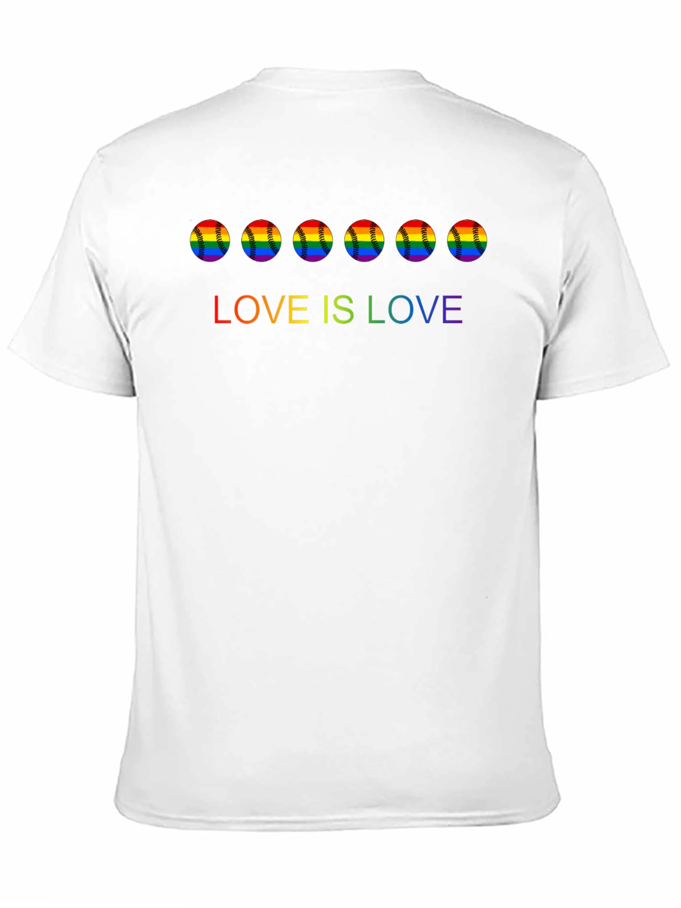 Love is Love Baseball Pride T-Shirt