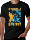 OFishally Retired Mens T-Shirt - Fishing Retirement Tee