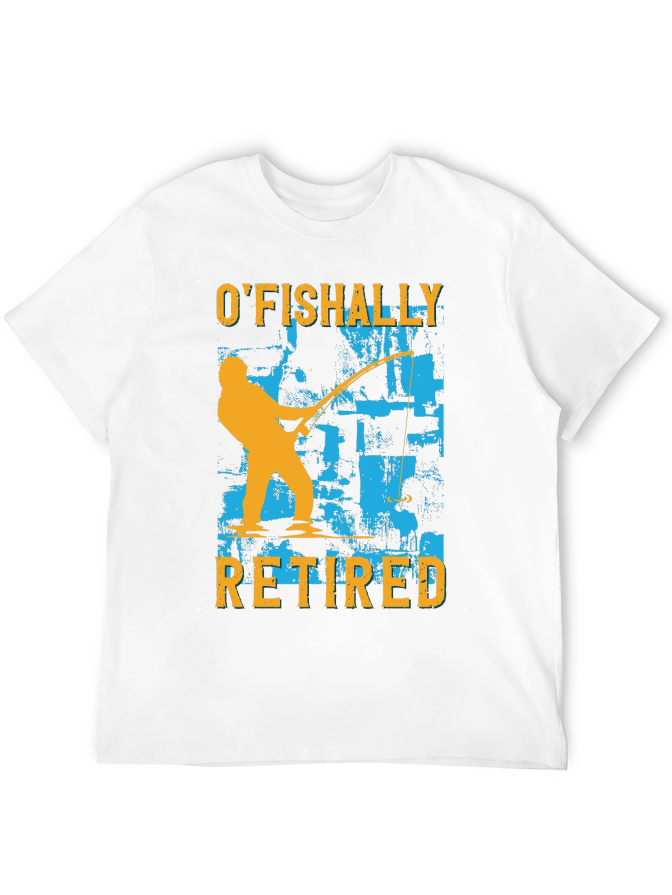 OFishally Retired Mens T-Shirt - Fishing Retirement Tee