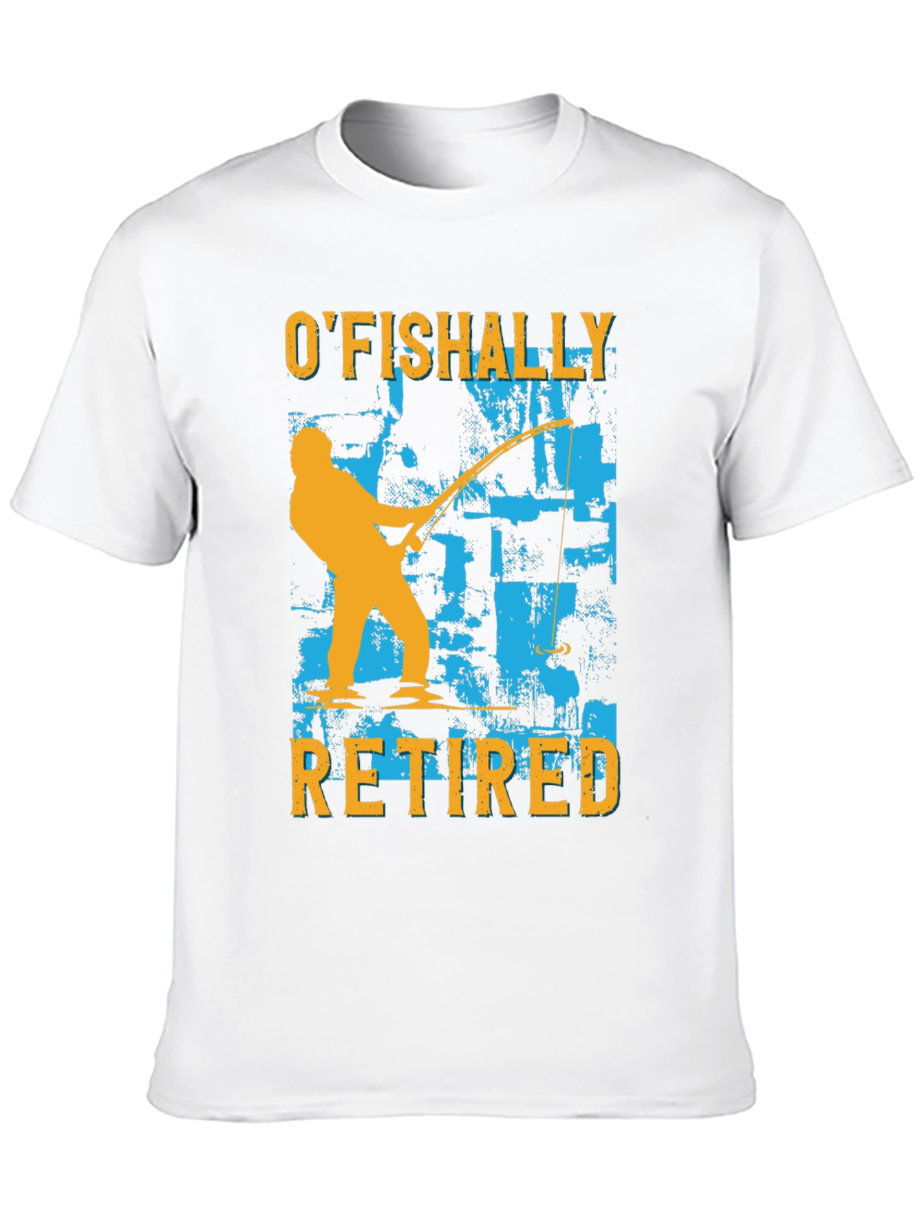 OFishally Retired Mens T-Shirt - Fishing Retirement Tee