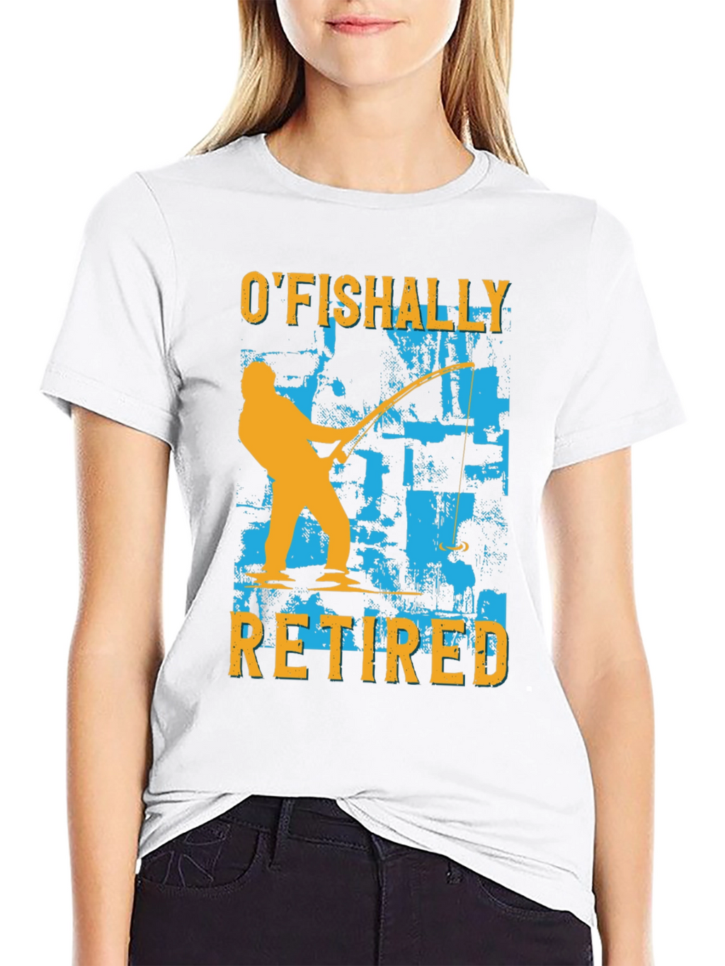 OFishally Retired Mens T-Shirt - Fishing Retirement Tee